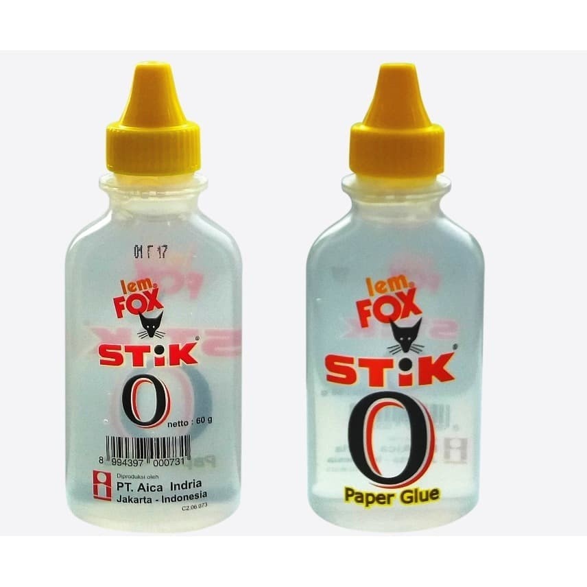 

LEM FOX STIK O PAPER GLUE 60GR