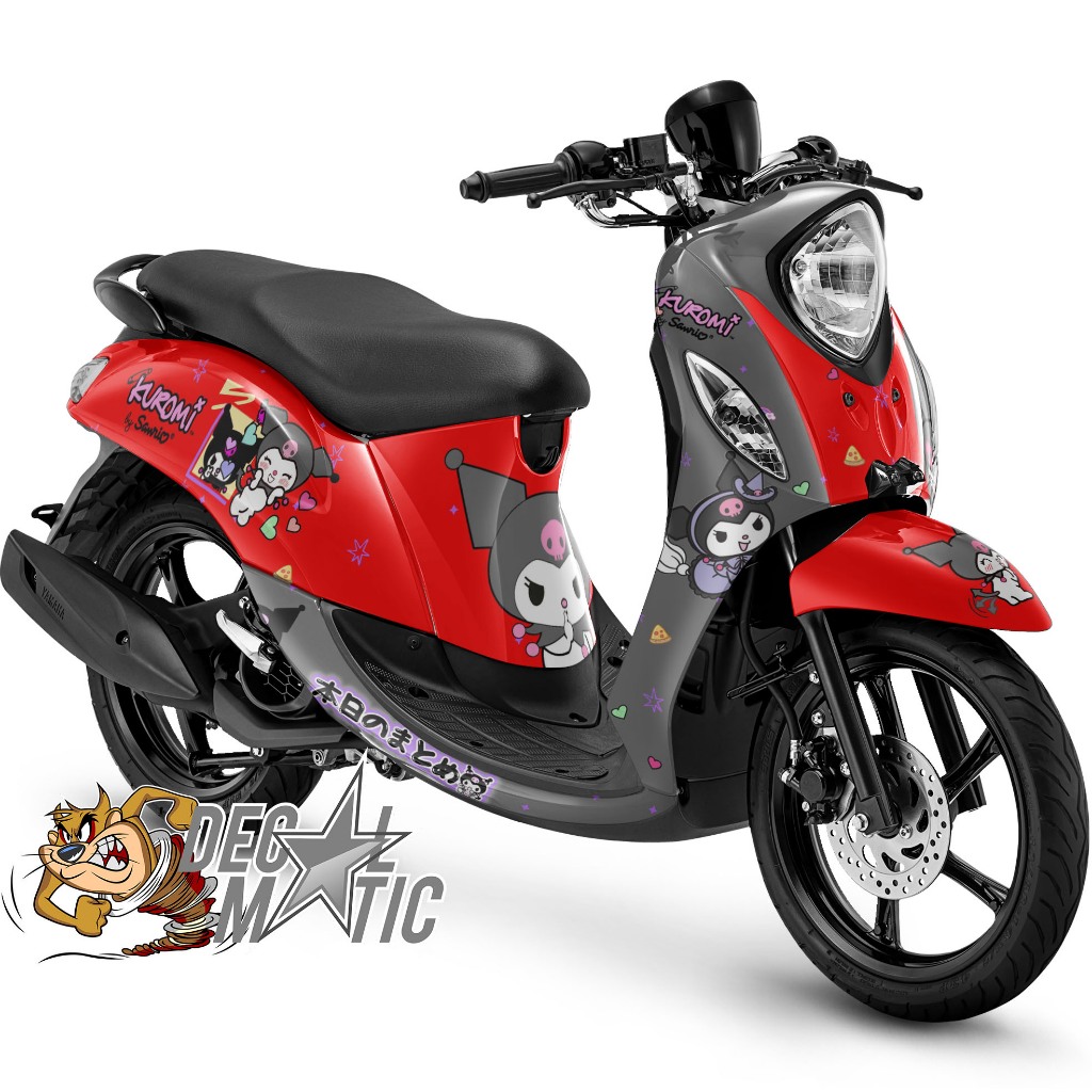 sticker Fino Full body + decal Dashboard Fino FI 125 Fino Premium  Fino Grande - Kuromi