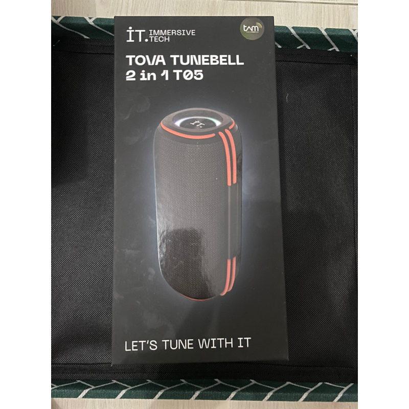 IT IMMERSIVE TECH TOVA TUNEBELL 2 in 1 T05 SPEAKER NEW
