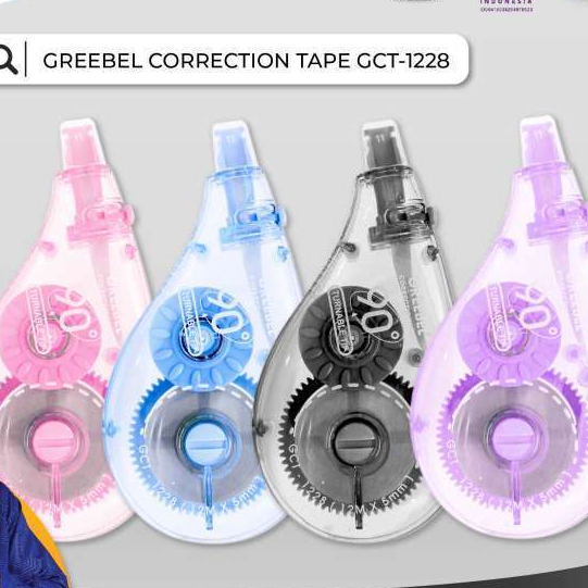 

CORRECTION TAPE GCT-1228 GREEBEL