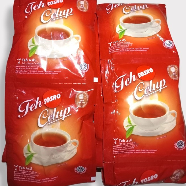 

Teh Celup Sosro Merah Sachet Renceng 10's