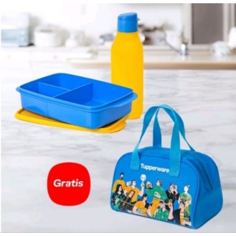 

Tuperware Cool Teen Lunch Set Bekal