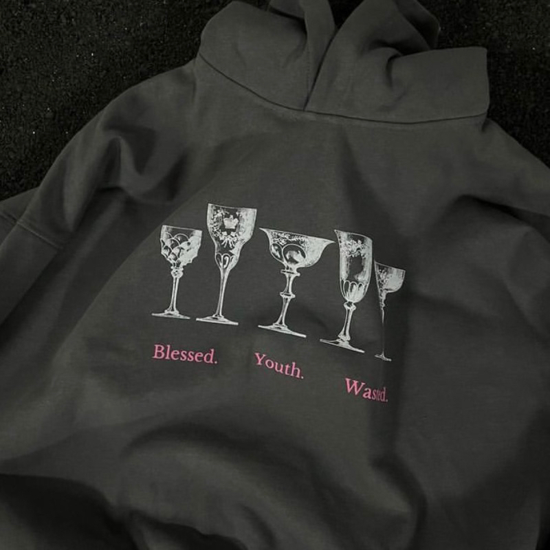 PRAEDAE BLESSED YOUTH WASTED DARK GREY