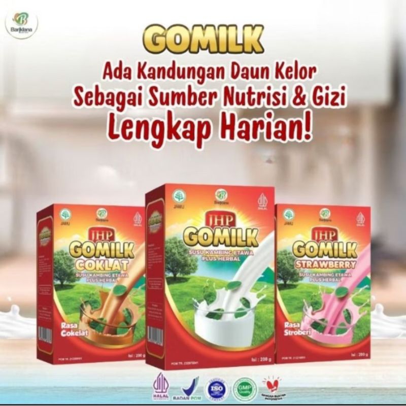 

GOMILK SUSU KAMBING ETAWA HERBAL GOMILK BPOM 100% ORI