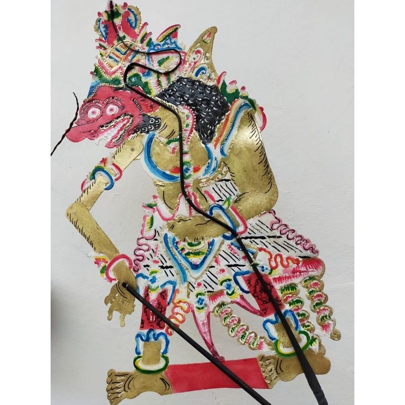 wayang kulit kumbokarno 60cm