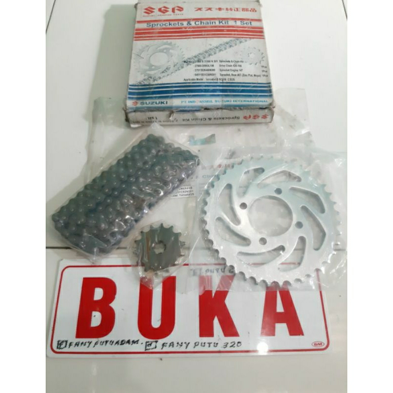 gear set rantai suzuki Tornado gs Tornado Gx