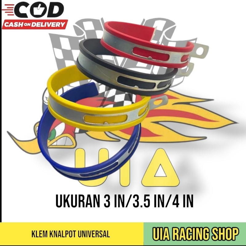 Klem knalpot klem penyangga knalpot 3 n 3.5in 4in