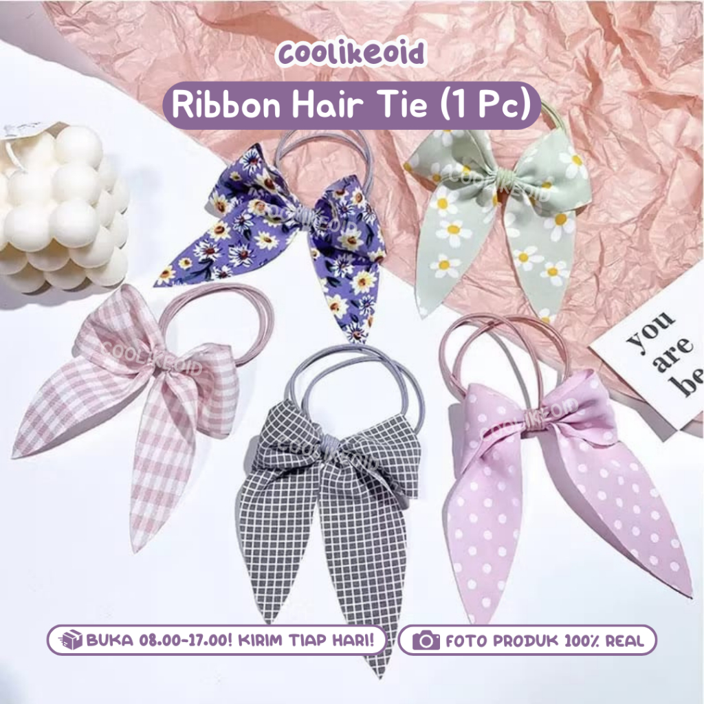 [READY] KARET RAMBUT IKAT RAMBUT PITA SYAL KOREA STYLE KUNCIR RAMBUT