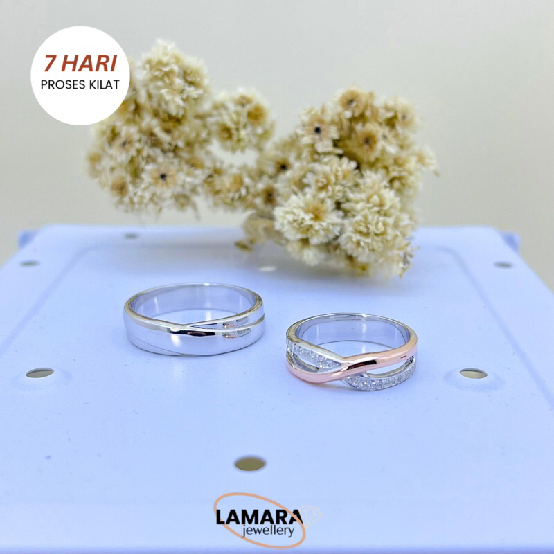 Cincin Nikah Tunangan Single/Couple Perak 99.9% Perak 99.9%