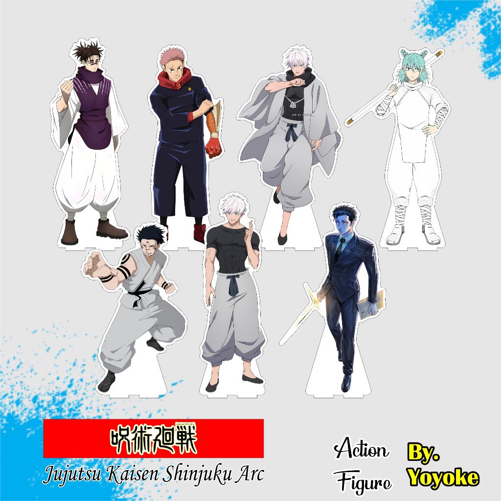 Jujutsu Kaisen Standee Acrylic Figure Shinjuku Gojo Satoru Sukuna Higuruma