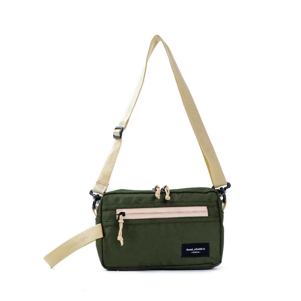 Amt_Cloth's Tas Selempang Guven condura cotton Bayren Pouch Pria Wanita