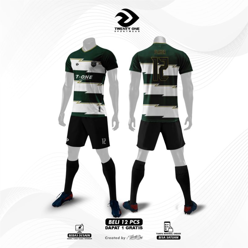 custom jersey futsal/sepakbola full print sublimasi free design logo& nickname