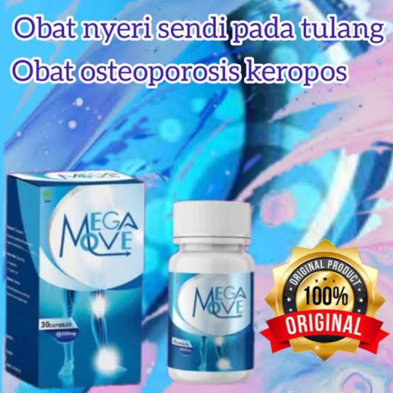 MEGAMOVE OBAT NYERI TULANG & SENDI OESTOPOROSIS 30 KAPSUL