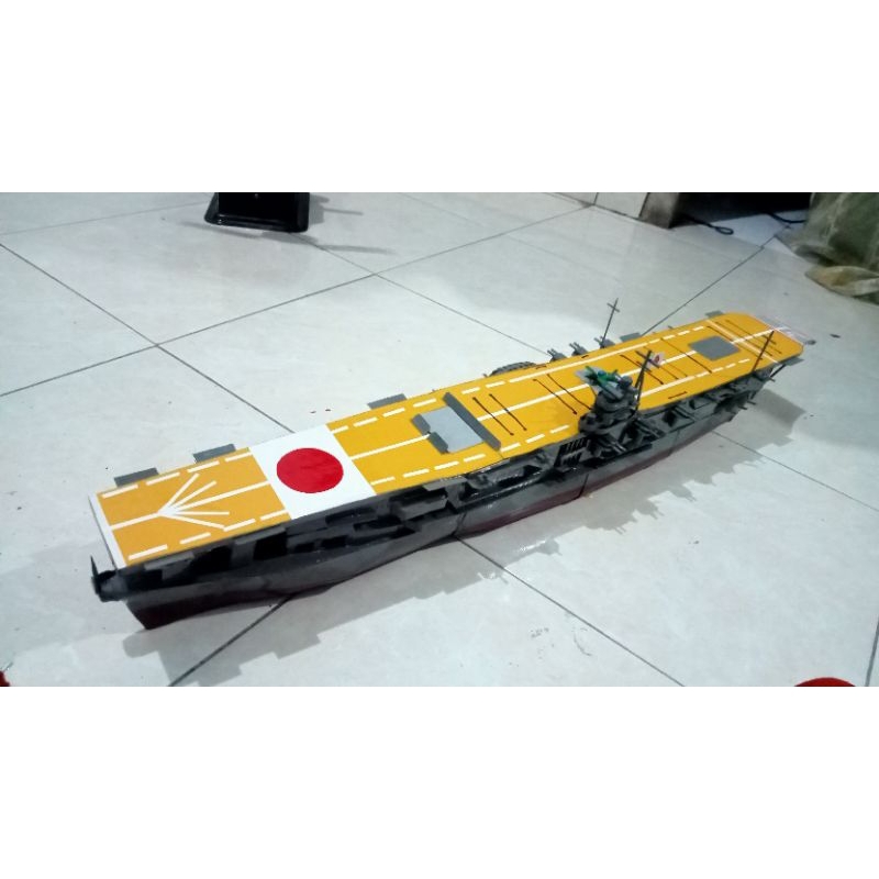 miniatur kapal induk jepang IJN AKAGI