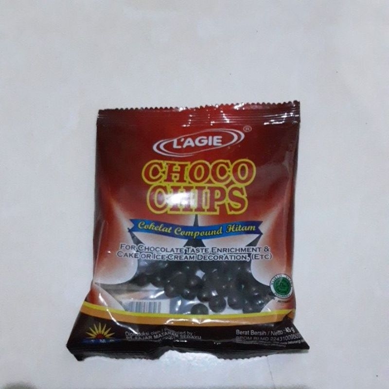 

choco chips L'AGIE 45gr