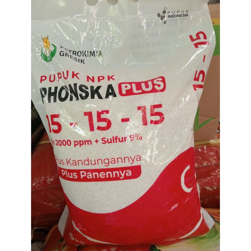 Pupuk NPK Phonska Plus Kemasan Original Pabrik 5kg
