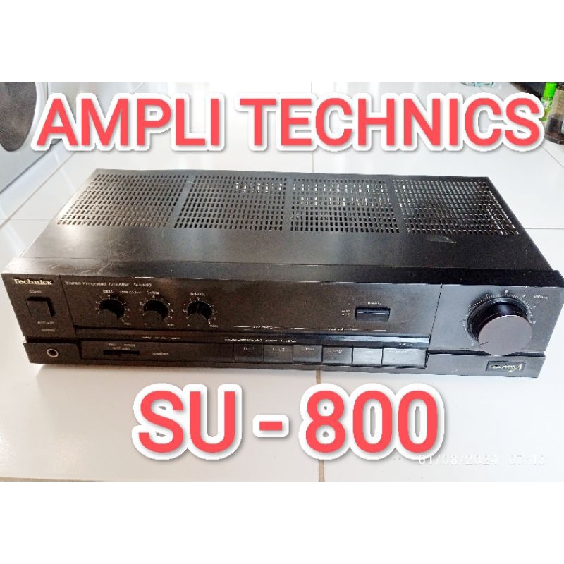 AMPLIFIER TECHNICS SU-800 - AMPLI TECHNICS SU-800 - POWER TECHNICS SU-800 -  PLAYER TECHNICS SU-800