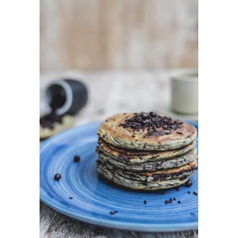 

RB Roti Maryam Salman Coklat 1 pack isi 5 Roti Mariam Stasiun Cokelat Canai konde prata Cane Frozen