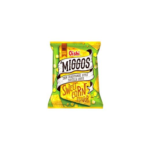 

Oishi Miggos Tortilla Chips Rasa Jagung Bakar 55gram