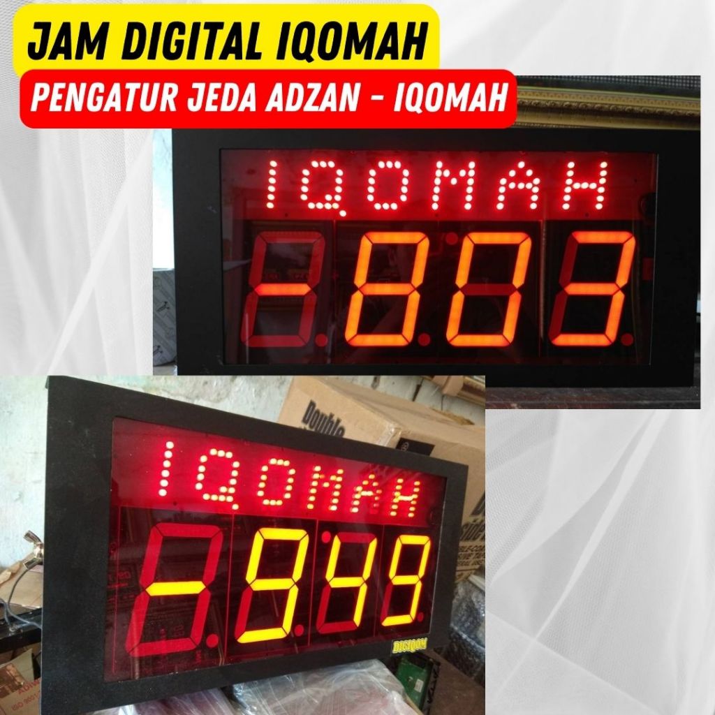 jam iqomah masjid Timer Iqomah Manual