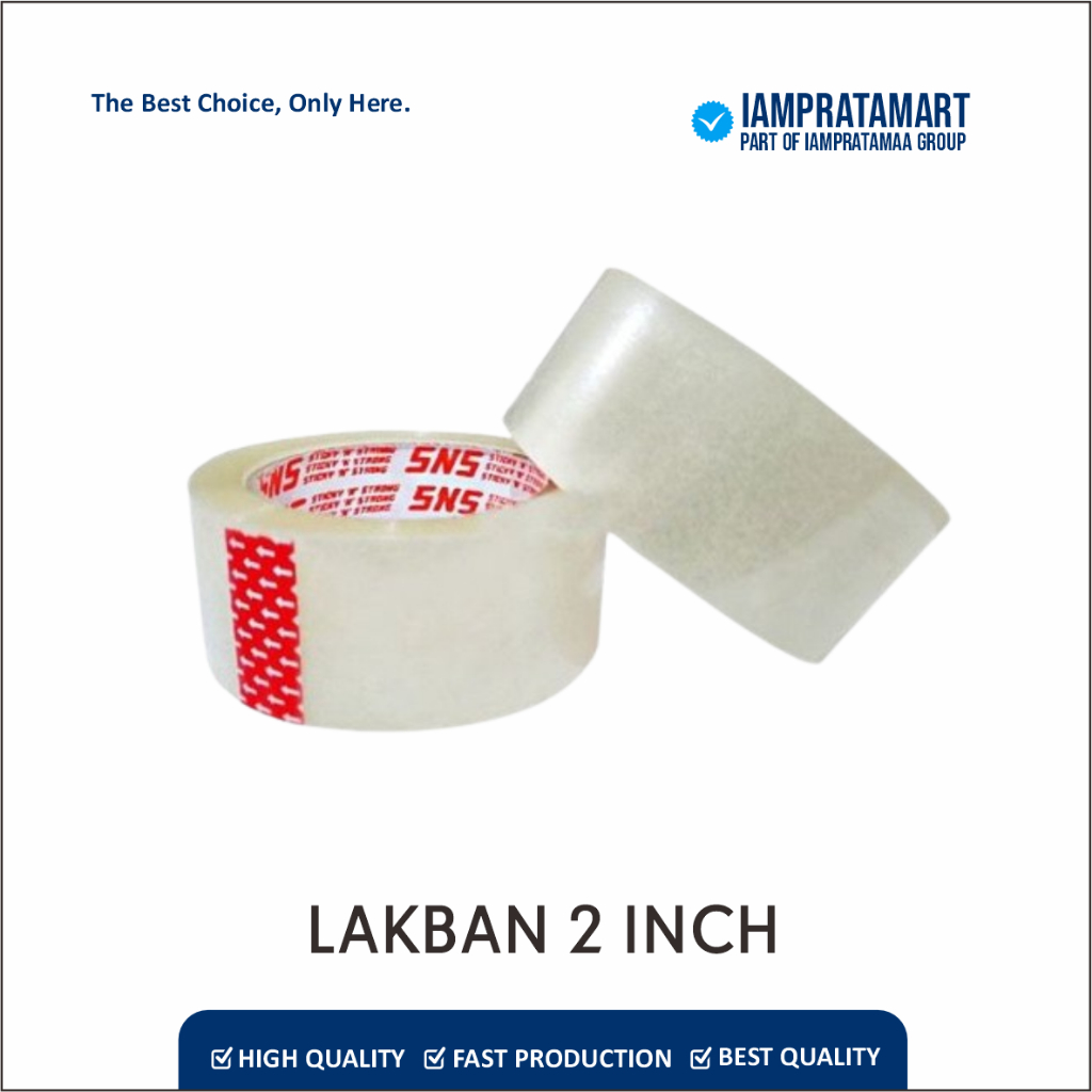 

IAMPRATAMART - LAKBAN BENING TERMURAH TAPE 45MM X 100YARD