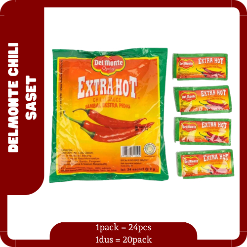 

Delmonte Extra Hot Sachet / Delmonte Tomat Saset