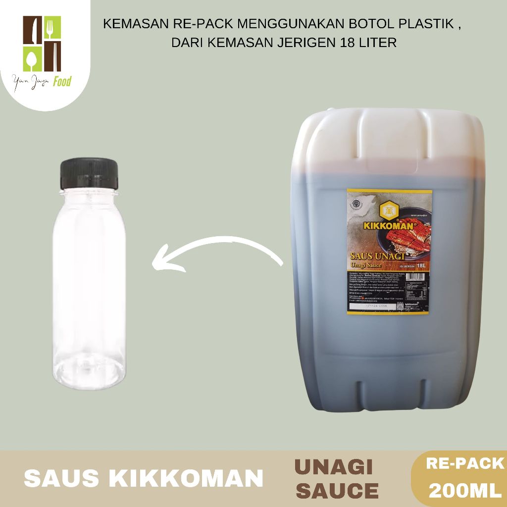 

Kikkoman Saus Unagi / Unagi Sauce / Kecap Ikan Kemasan RE-PACK 200ml