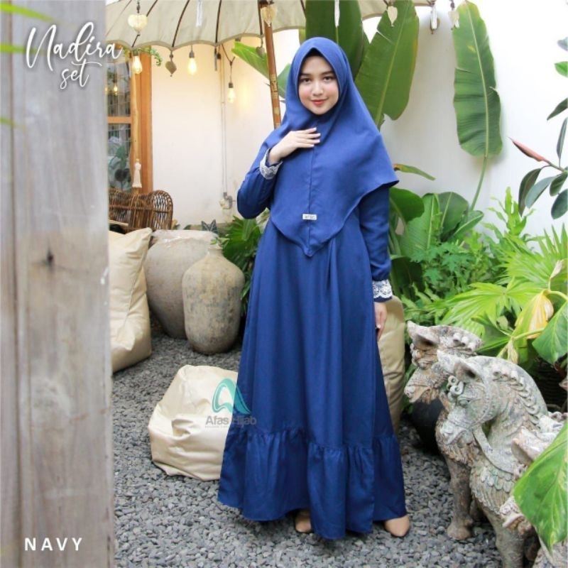 Nadira Dress Set by afas hijab official