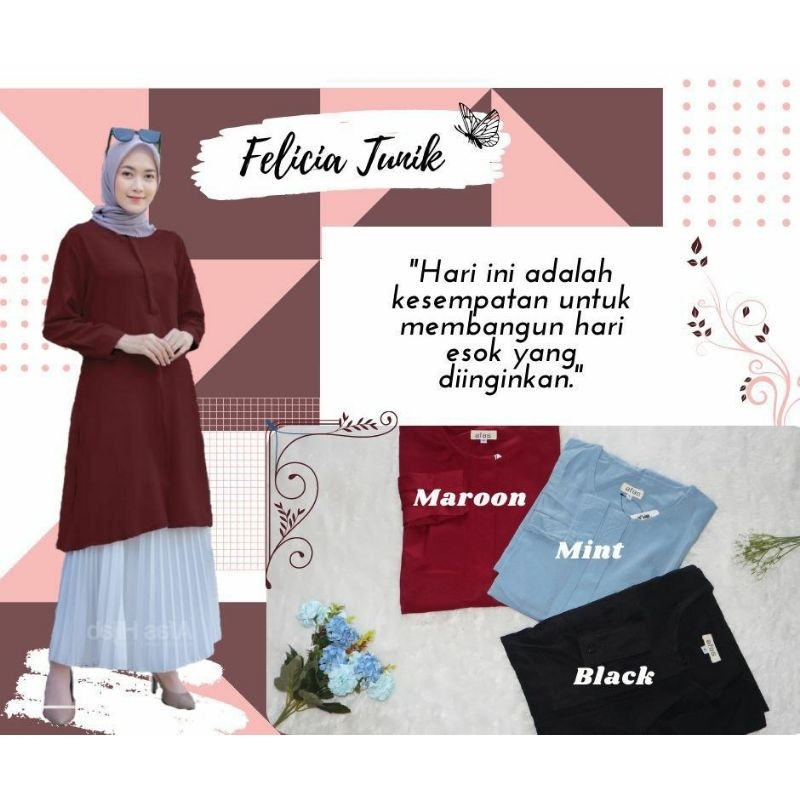 Felicia tunic by afas hijab official