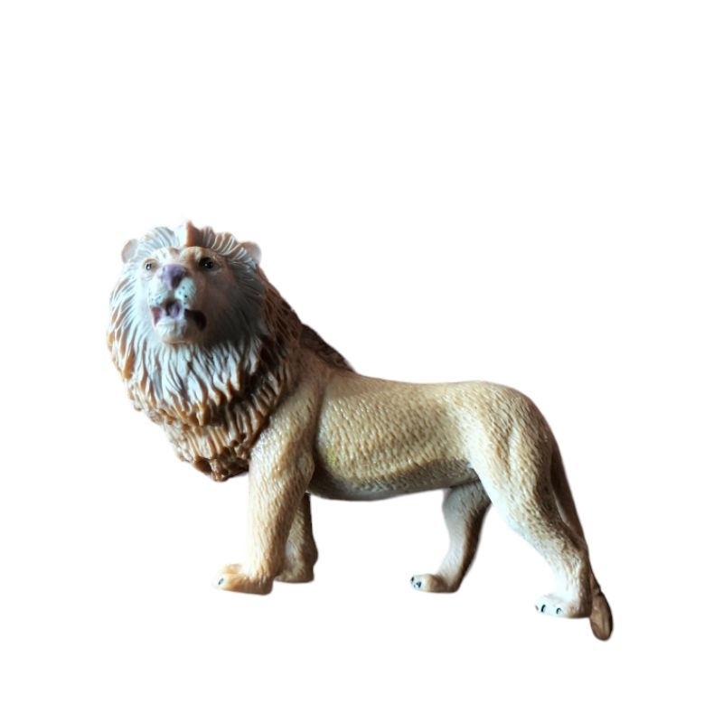 Vintage Lion Figure Wild Animal Miniatur - Mainan Hewan Singa