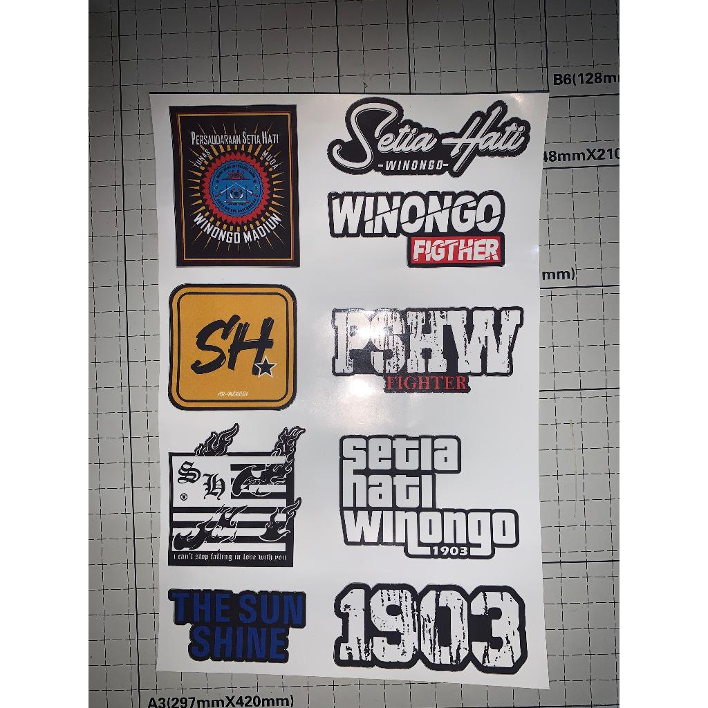 

Strike Cutting PSHW-TM I STIKER SH WINONGO ISI 9 PCS