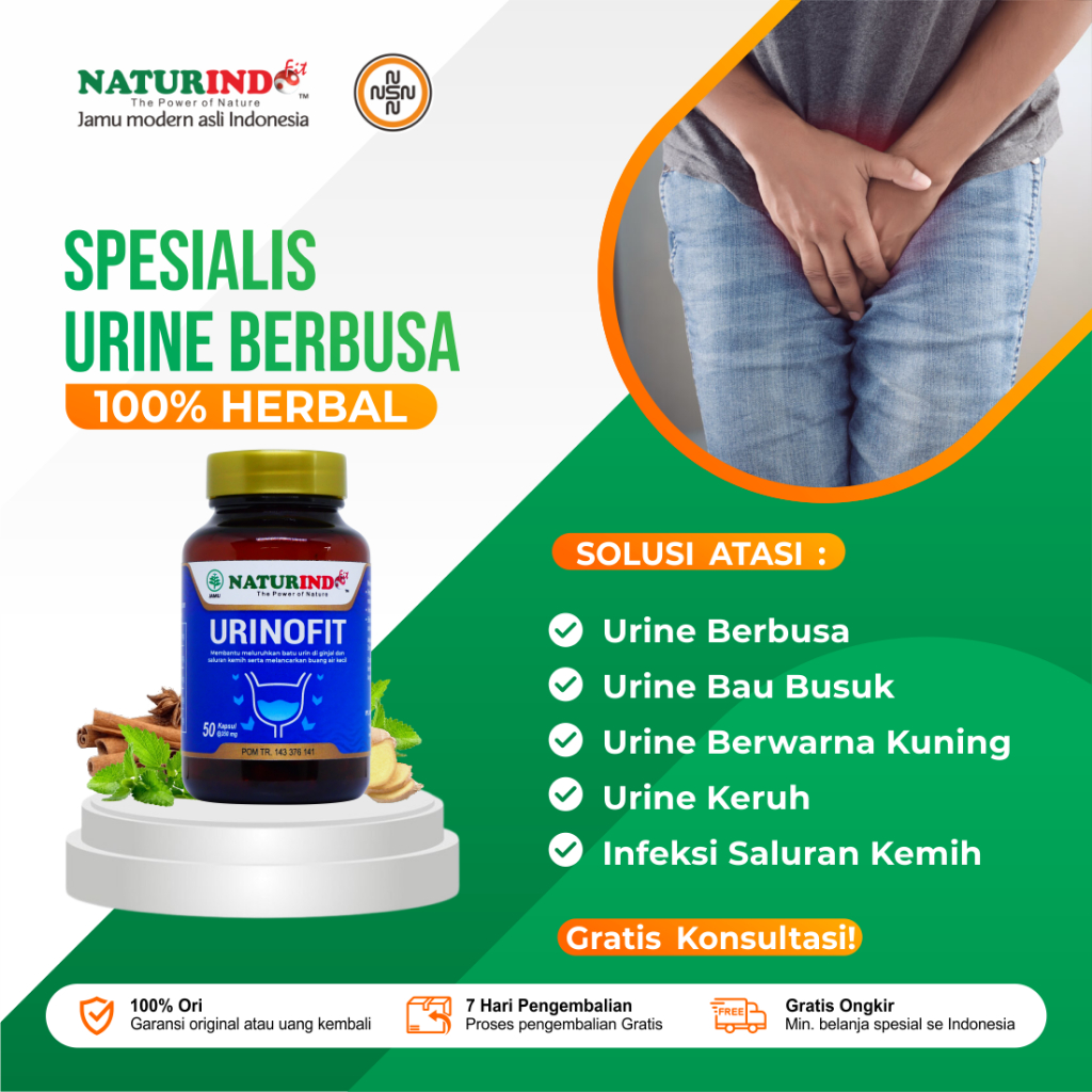 Obat Infeksi Saluran Kemih Kencing Berbusa Urinofit