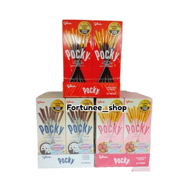 

Pocky Mini / Biskuit Stik Coklat / Cookies Cream Flavour
