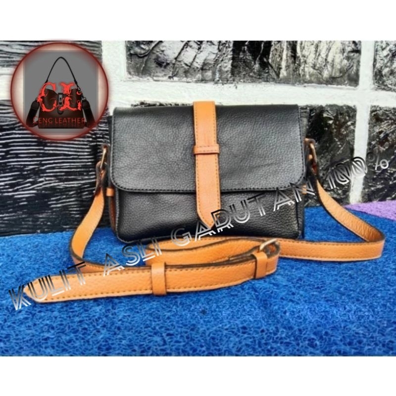 tas kulit wanita asli Garut/Tas kulit garutan.