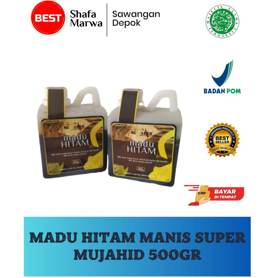 

KEMASAN BARU | Madu Hitam Manis Mujahid 500gr Madu Hitam Terbaik