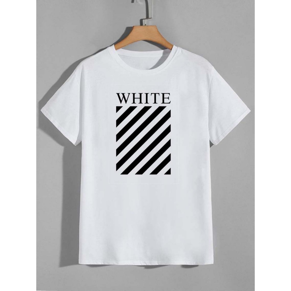 11 Off White gambar besar kaos distro sablon kaos premium kaos pria atasan cowok baju laki gambar wh