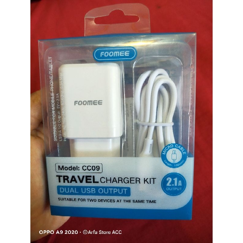 FOOMEE TRAVEL CHARGER KIT