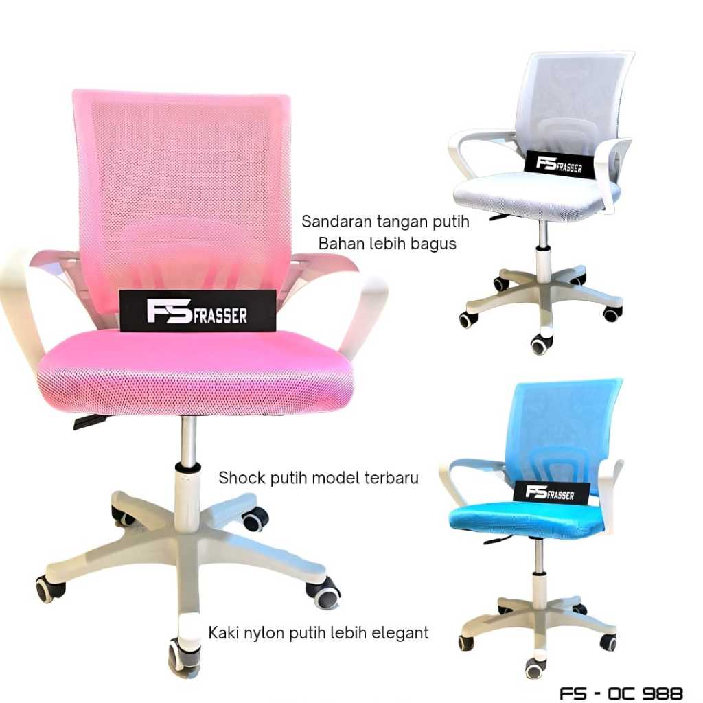 Frasser Kursi Kantor Direktur Direksi Kursi Belajar Kursi Kerja Kursi Gaming Kursi Hidrolik Kursi Ca