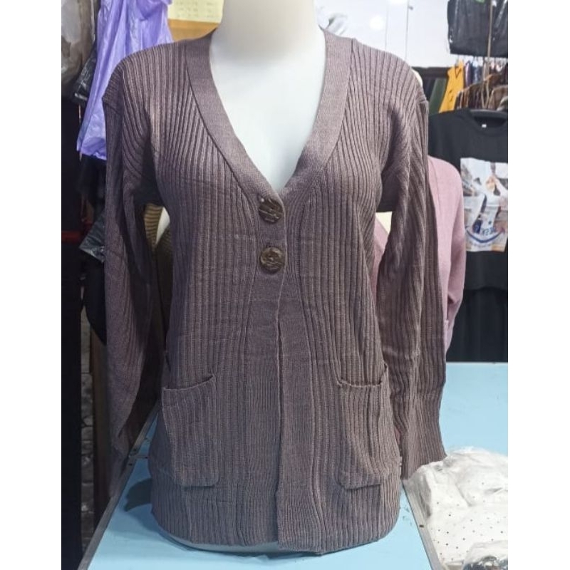 Cardigan Rajut - Outer Rajut - Jaket Rajut Wanita Cewek Model Terkini Motif