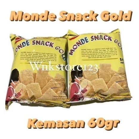 

Monde serena snack gold kemasan 60gr camilan enak gurih renyah