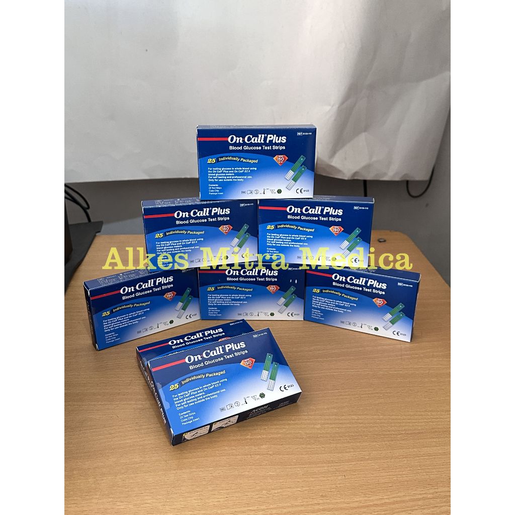 Strip Oncall Plus / refill / stick On Call plus ( gula darah / blood glucose)