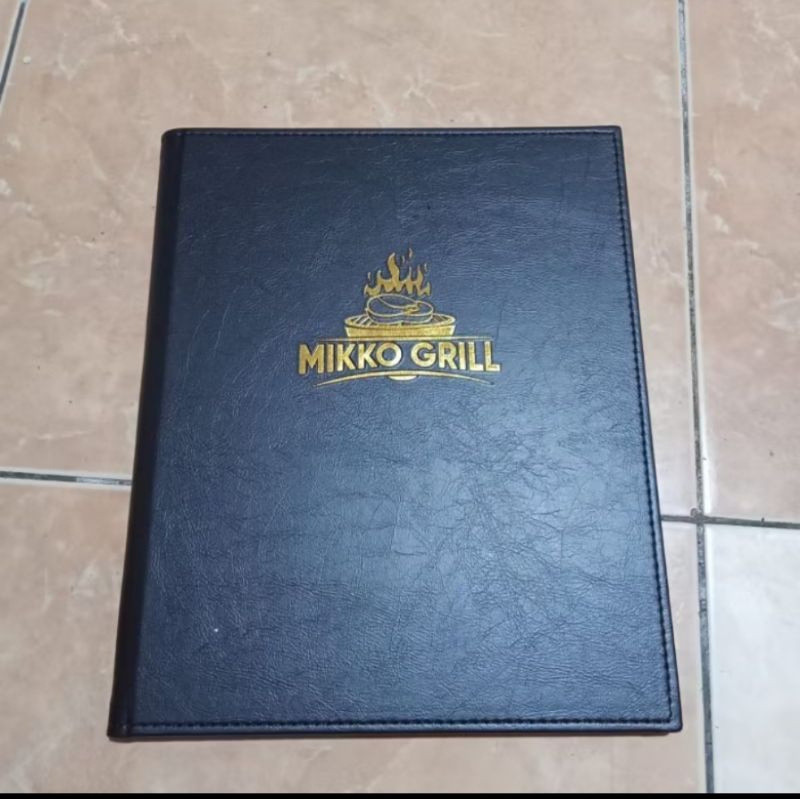 

BUKU MENU A5 Di baut - Cafe Resto, Hotel DLL- isi pelastik 10 Lembar