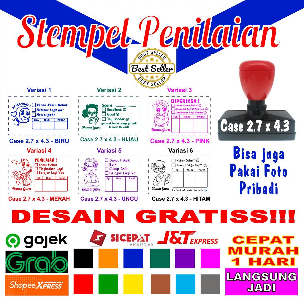 

STEMPEL PENILAIAN, STEMPEL NILAI, STEMPEL OTOMATIS, STEMPEL FLASH, STEMPEL GURU