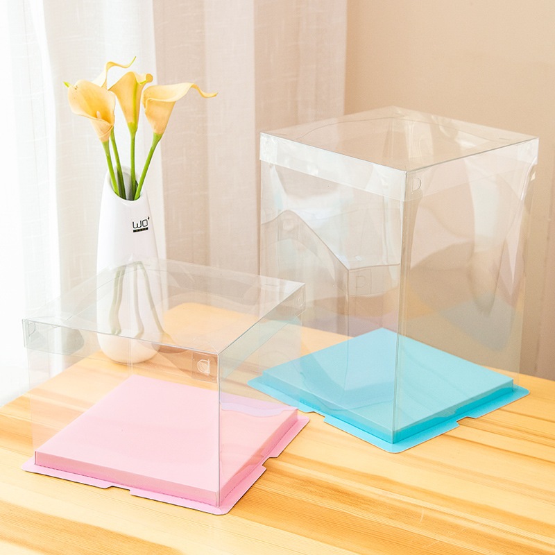 Box Cake Transparan / Box Tart / Box Bening Tart / Box Mika Transparan / Box Mika Kue Transparan /