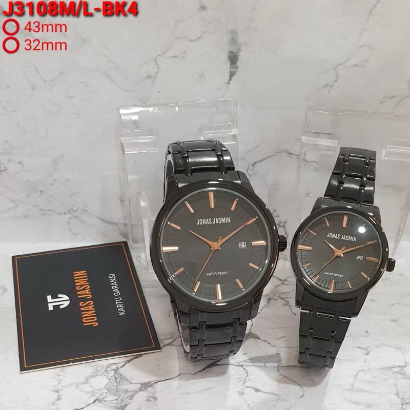 Jam Tangan Couple Jonas Jasmin 3108 Original