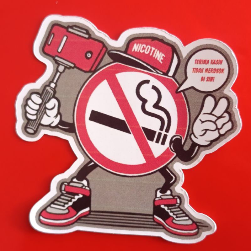 

stiker dilarang meroko / stiker no smoking