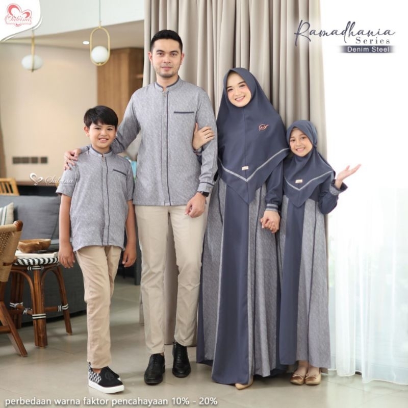 Dilovable.id | SARIMBIT RAMADHANIA GAMIS POLOS KOMBINASI SARIMBIT LEBARAN GAMIS DEWASA SARIMBIT MOTI