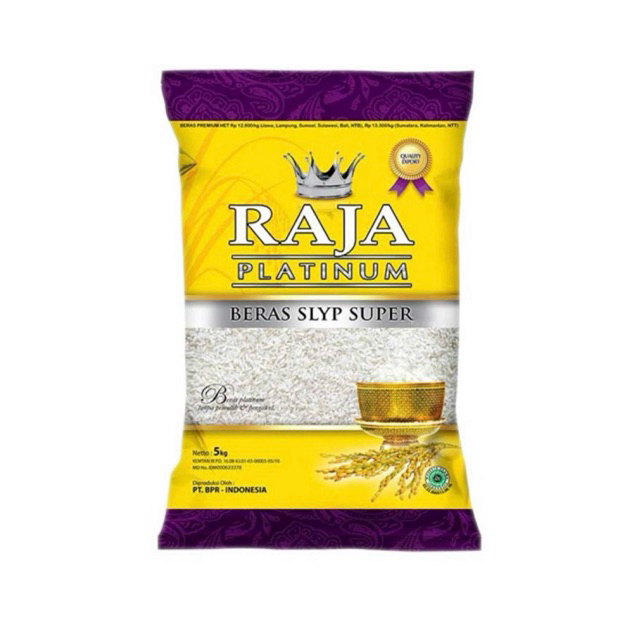 

Beras raja PLATINUM (5kg)