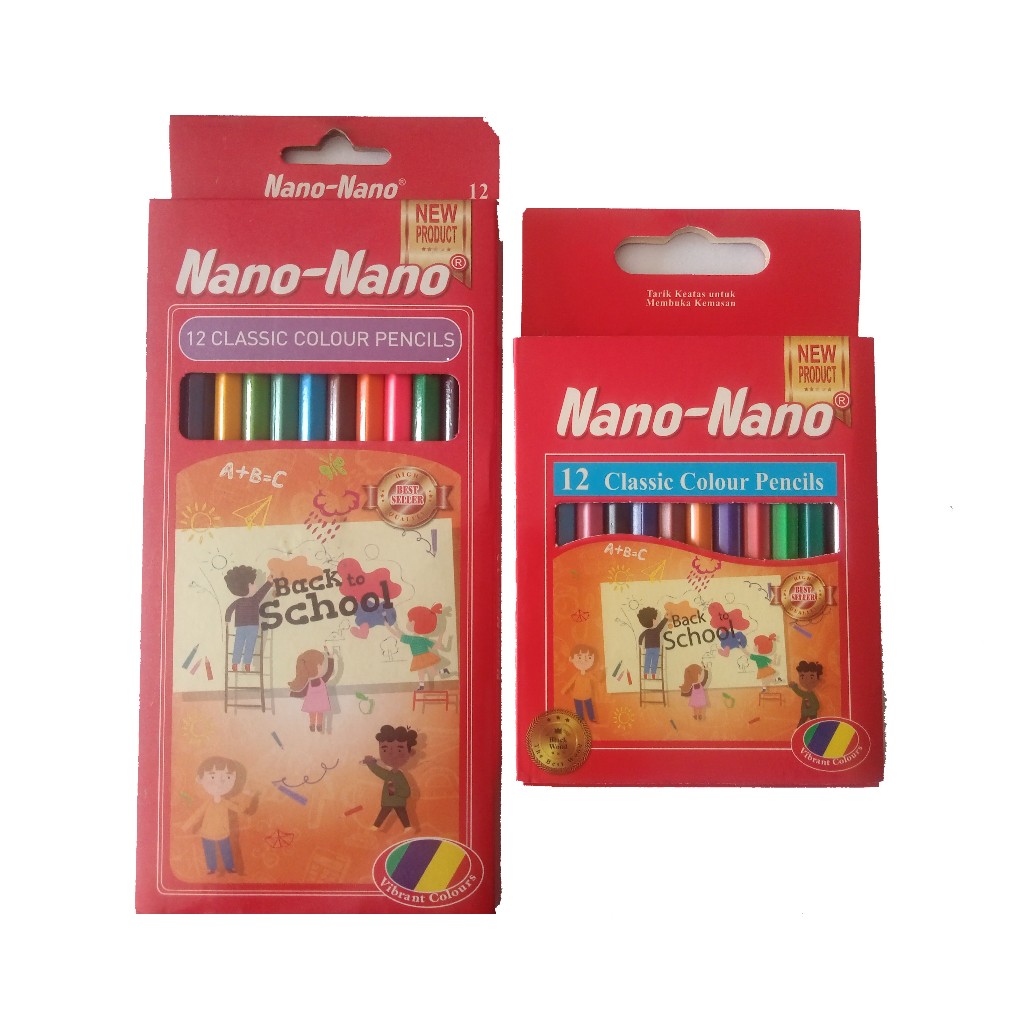 

PENSIL WARNA NANO-NANO 12 CLASSIC | MESADS