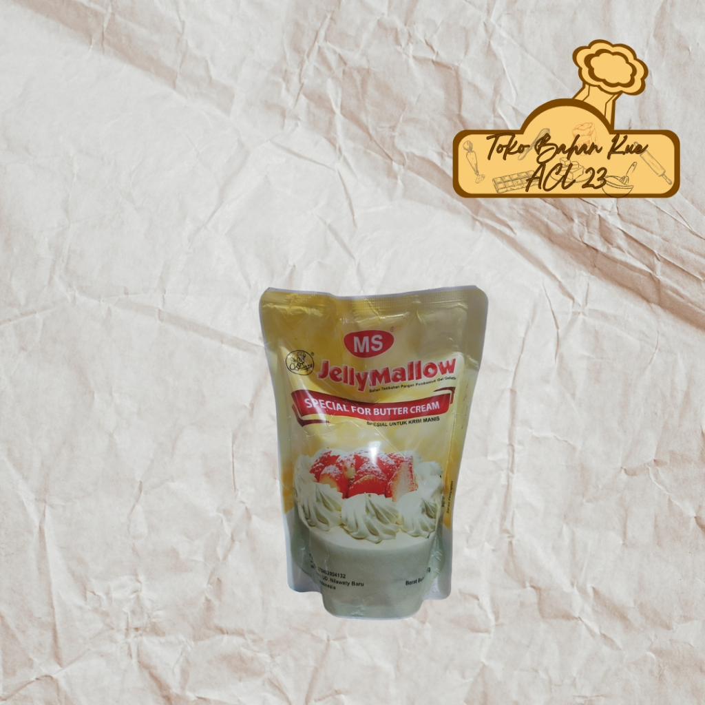 

Jelly Mallow Special For Butter Cream/ Pembentuk Gel Gelatin MS 200gr